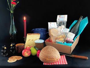 Geschenkkorb Thema Daheim