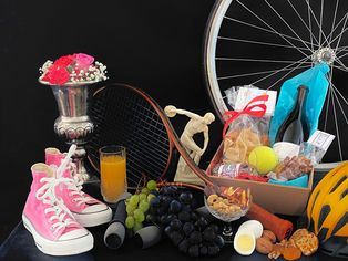 Geschenkkorb Thema Sportler